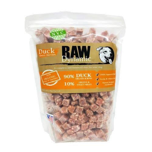 Raw Dynamic Frozen Duck Dog Food