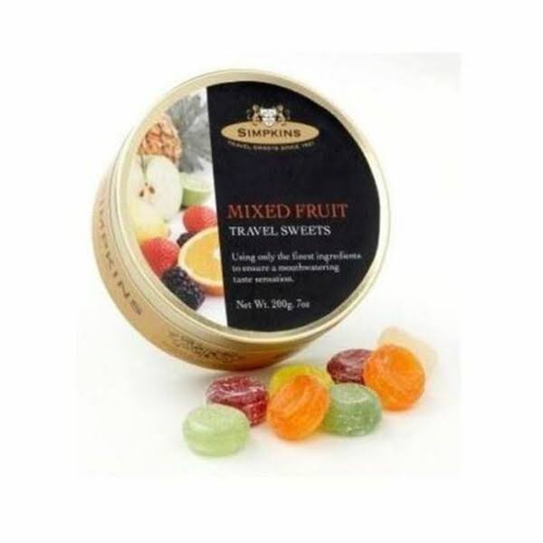 Simpkins Mixed Fruit Travel Sweets - Sugar Free - 175g