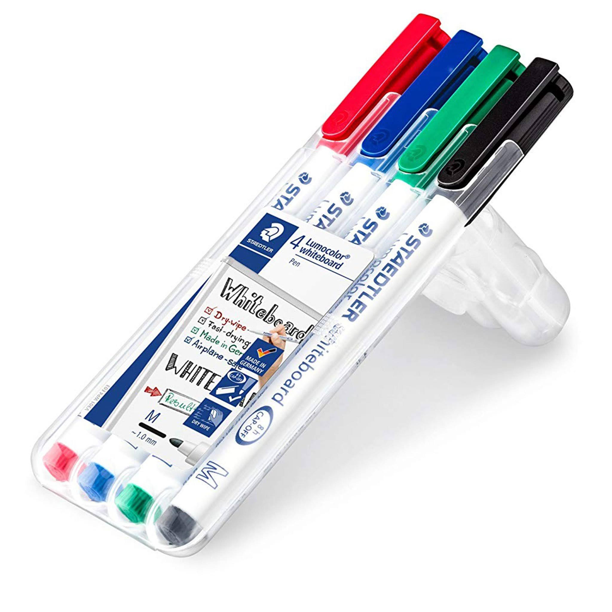 Staedtler Lumocolor Whiteboard Markers - 4 Pack