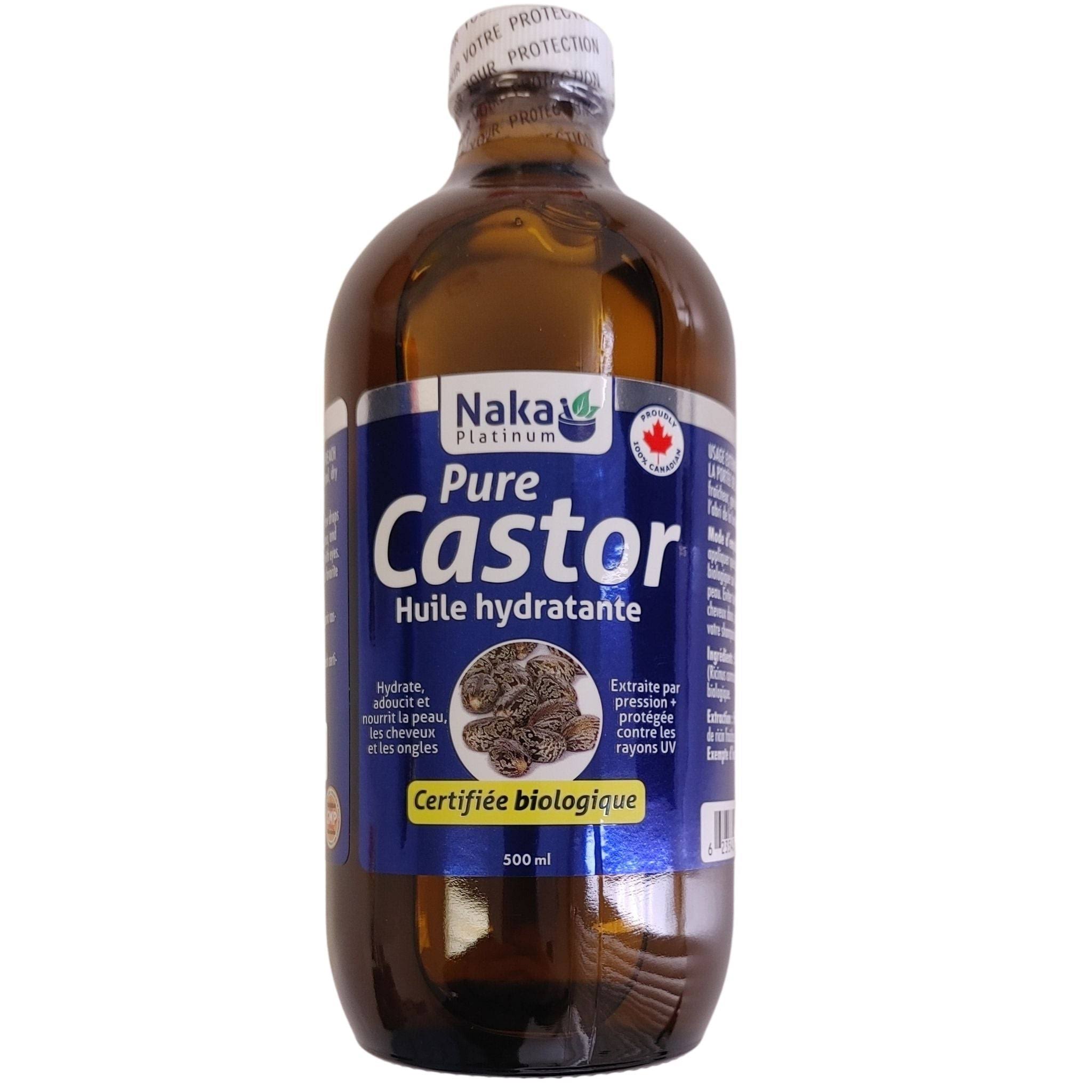 100% Pure Castor Oil (Organic) - 500ml + Bonus