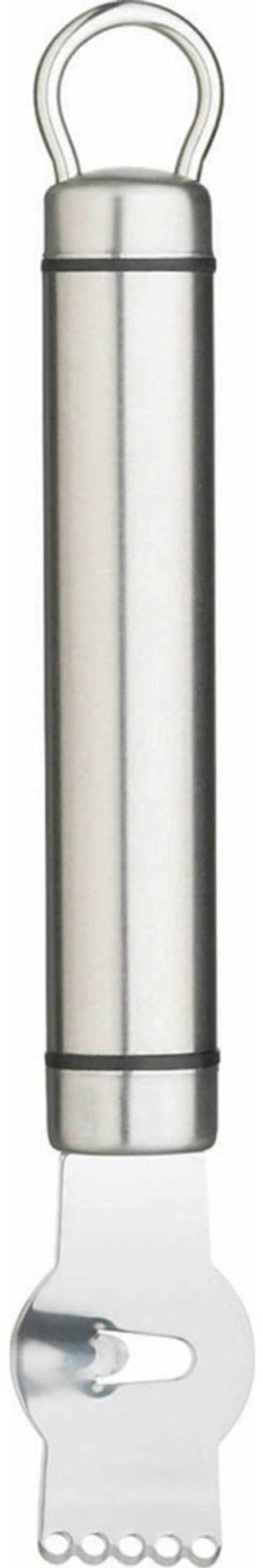 Kitchen Craft Professional Zester - Stainless Steel, Short, Oval Handle