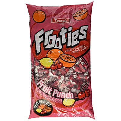 Tootsie Roll Frooties Chewy Candy - Fruit Punch, 360pcs Bag