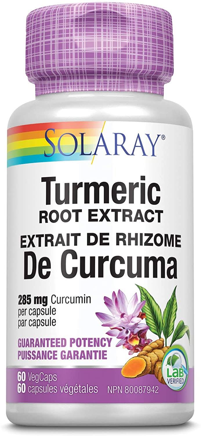 Solaray Turmeric Extract 300mg Dietary Supplement - 60 Capsules