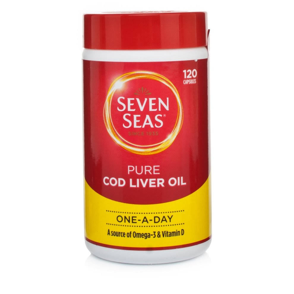 Seven Seas One A Day Pure Cod Liver Oil Capsules - 120ct