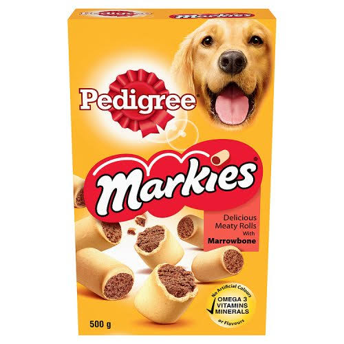 Pedigree Markies Dog Treats - Marrowbone, 500g