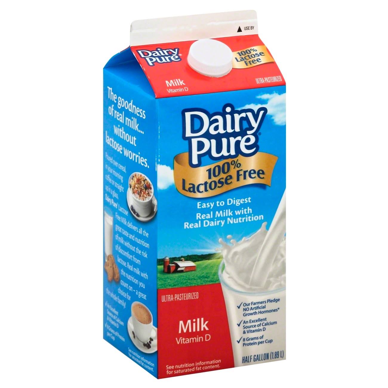 Dairy Pure Lactose Free Whole Milk - 0.5gal