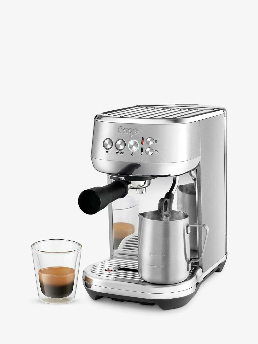 Sage The Bambino Plus Coffee Machine - Stainless Steel (SES500BSS)