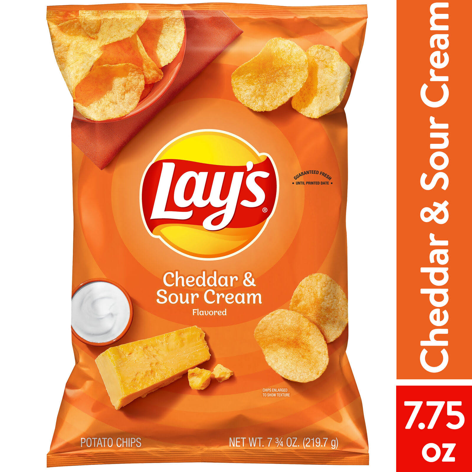 Lay's Potato Chip - Cheddar and Sour Cream, 7.75oz