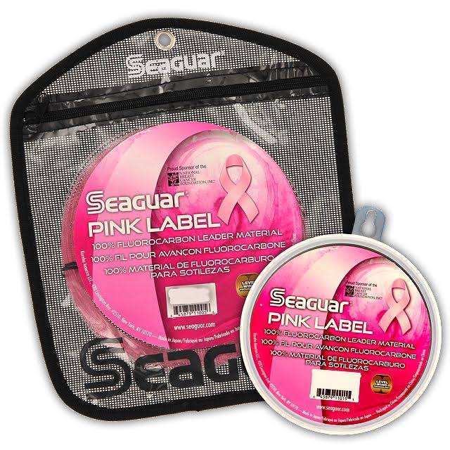 Seaguar Fluorocarbon Line - Pink, 25yd, 100lb