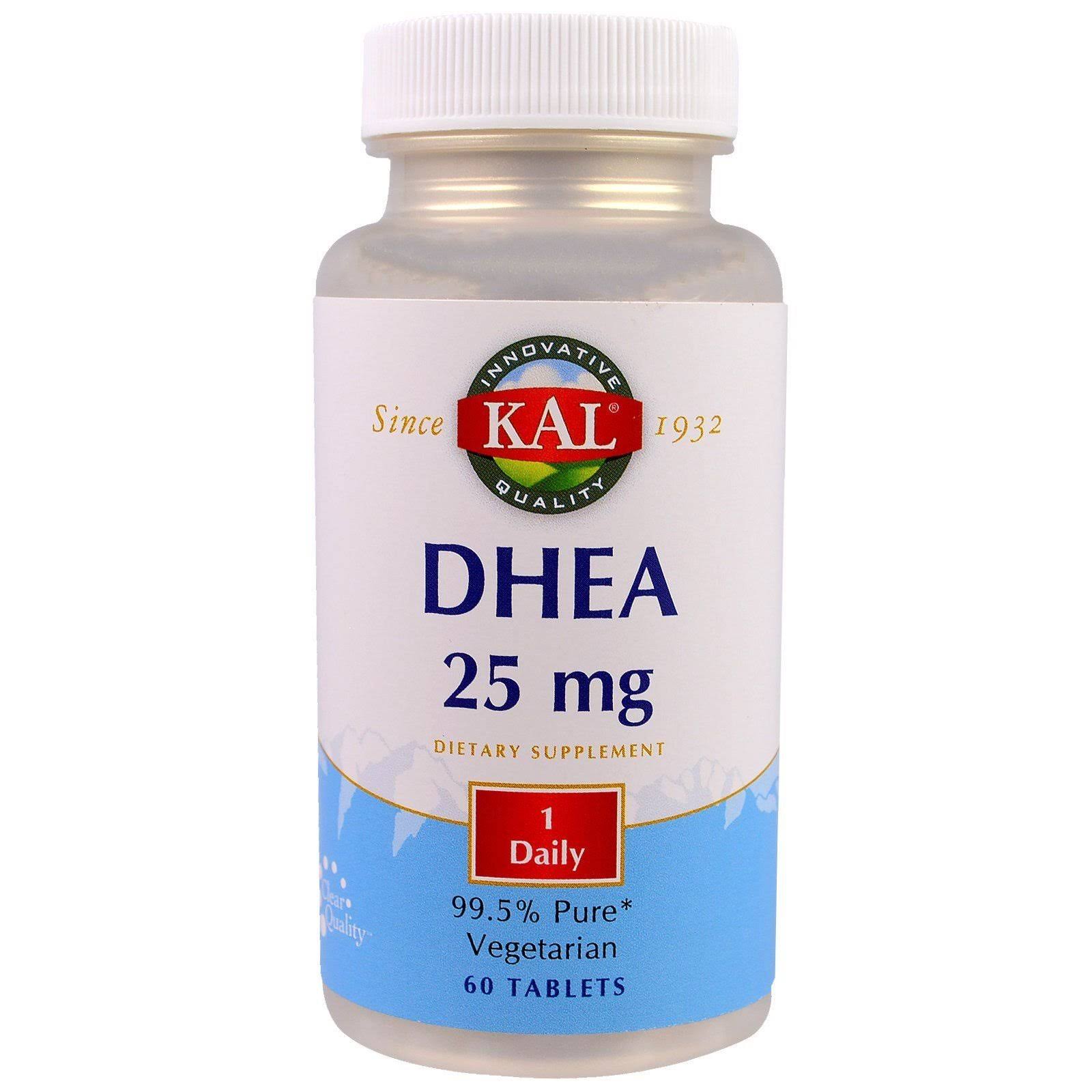 Kal Dhea Vegetarian Tablets Dietary Supplement - 60ct, 25mg