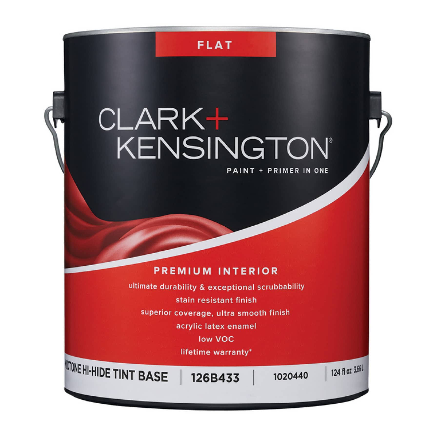 Clark+Kensington Flat Tint Base Mid-tone Base Acrylic Latex Premium Paint Interior 1 gal.