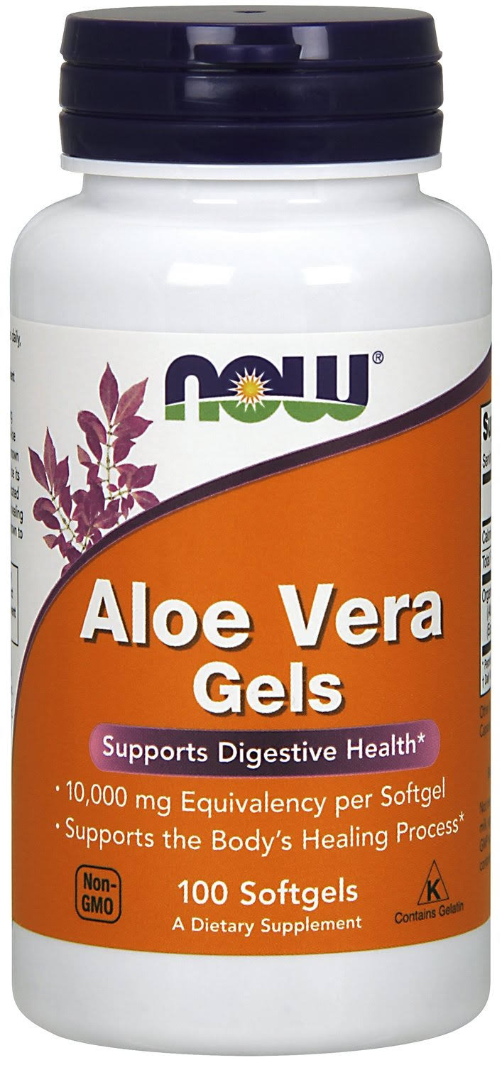 Now Foods Aloe Vera Gels - 100 Softgels