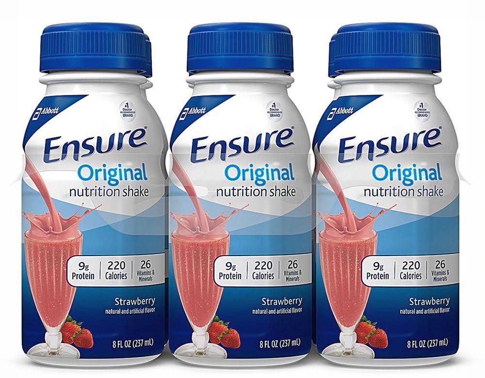 Abbott Ensure Original Nutrition Shake - Strawberry, 8oz