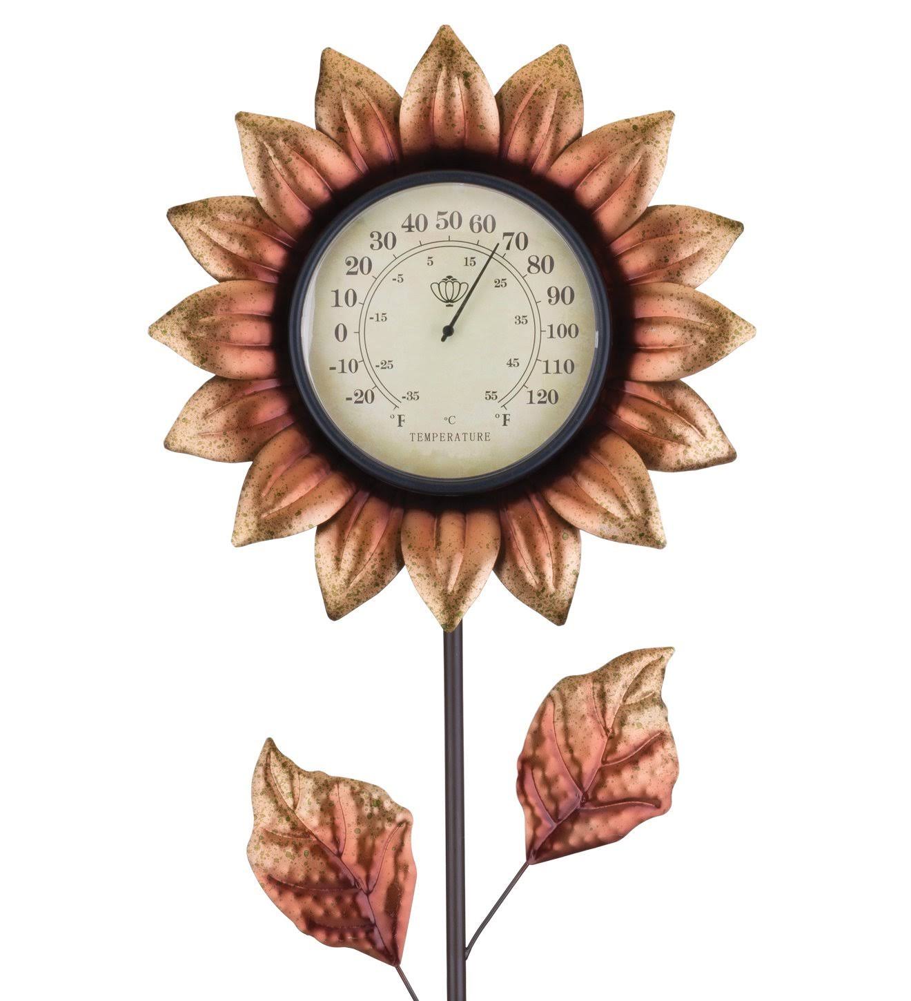 Regal Art & Gift Flower Thermometer Garden Stake
