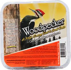 Mackey's Woodpecker High Energy Suet & Seed Cake Blend Bird Food 11oz