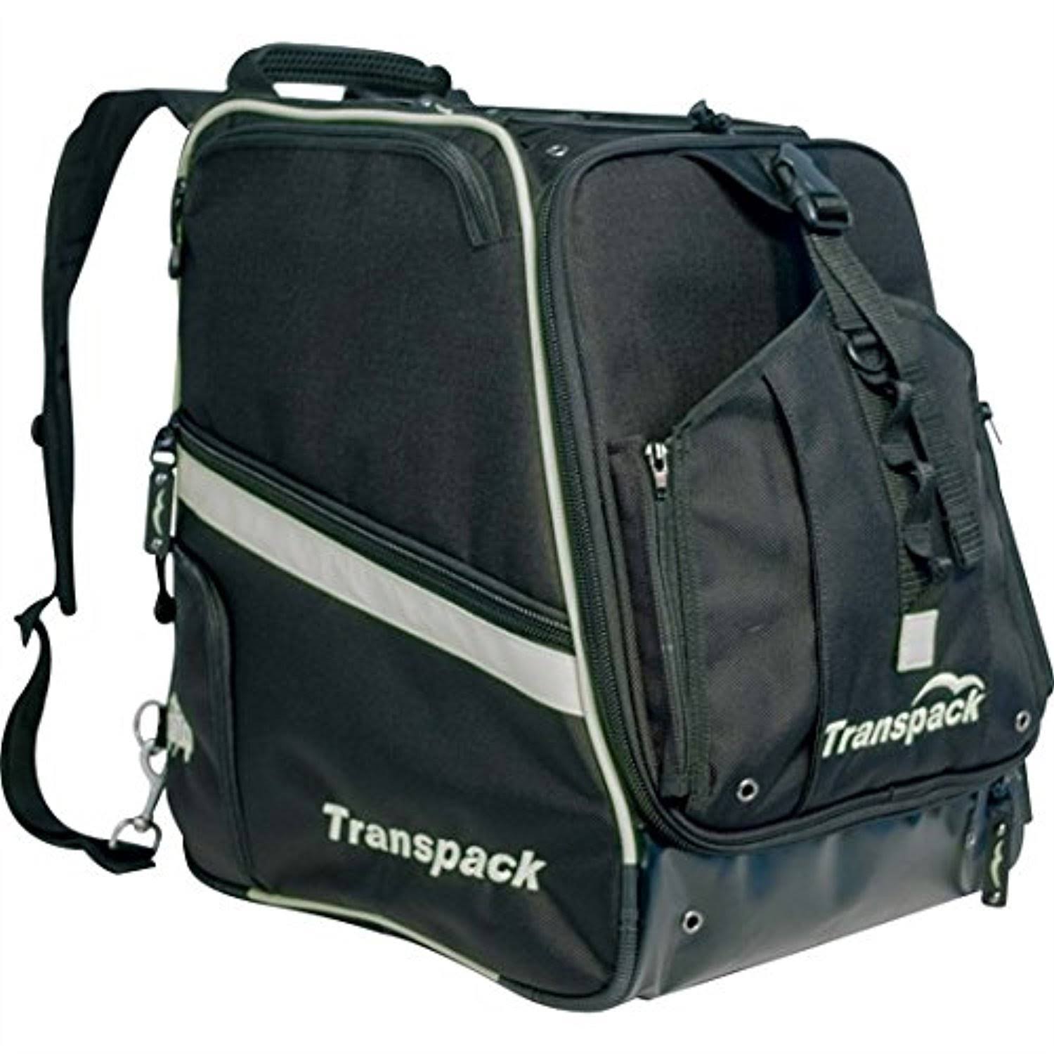 Transpack Heated Pro Boot Bag, Black/Silver Electric