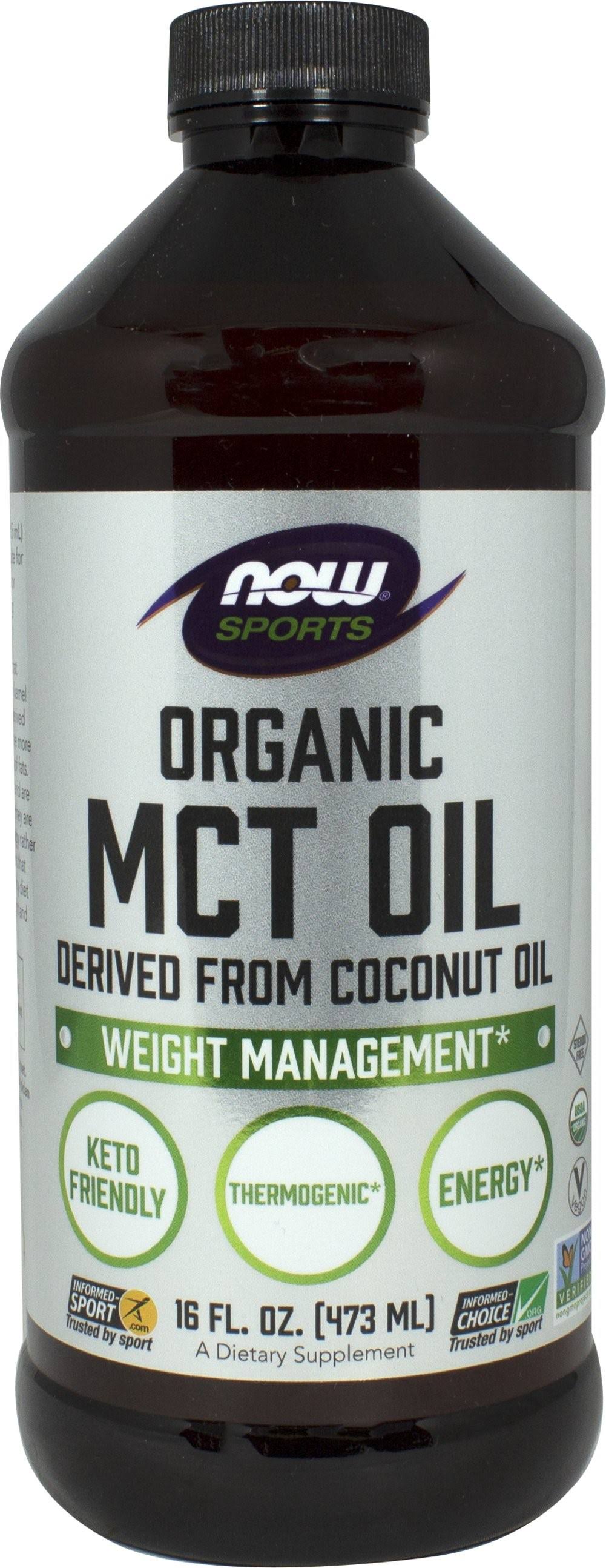 Now Sports MCT Oil, Organic - 16 fl oz