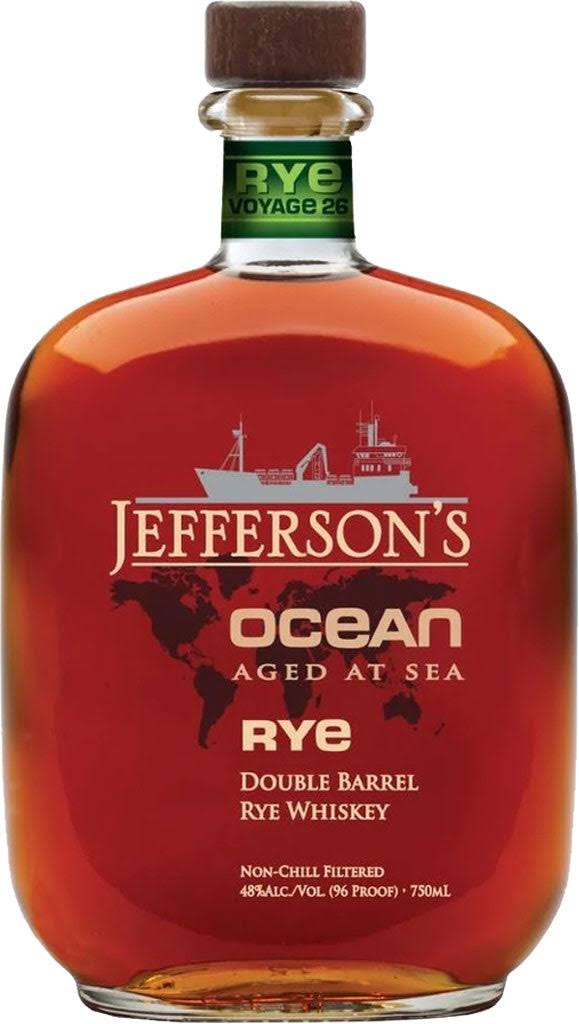 Jefferson's Ocean Aged at Sea Voyage 26 Double Barrel Rye Whiskey (750ml)