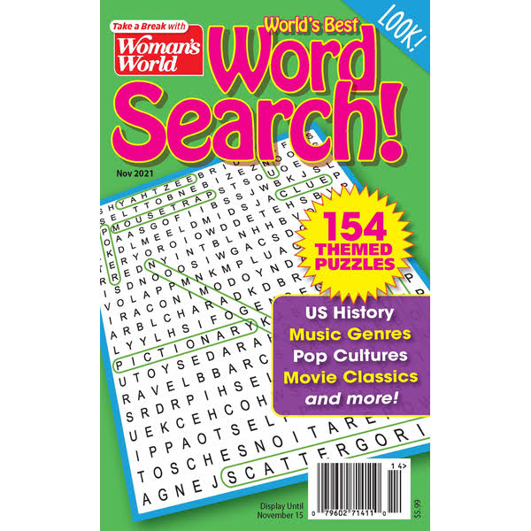 Woman's World Magazine, World's Best Word Search!, 11.2021