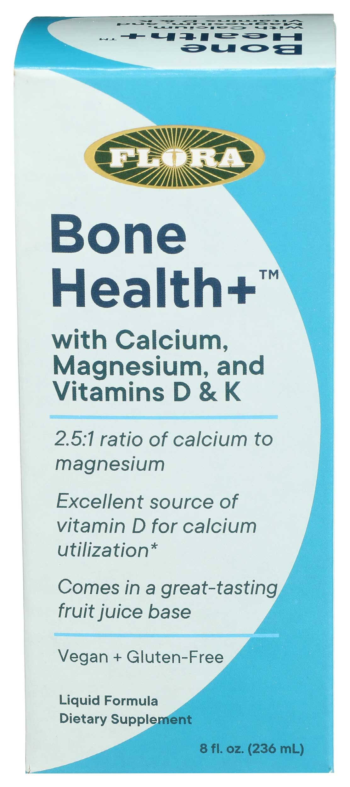 Bone Health+ with Calcium, Magnesium, and Vitamins D & K - 8 fl. oz.