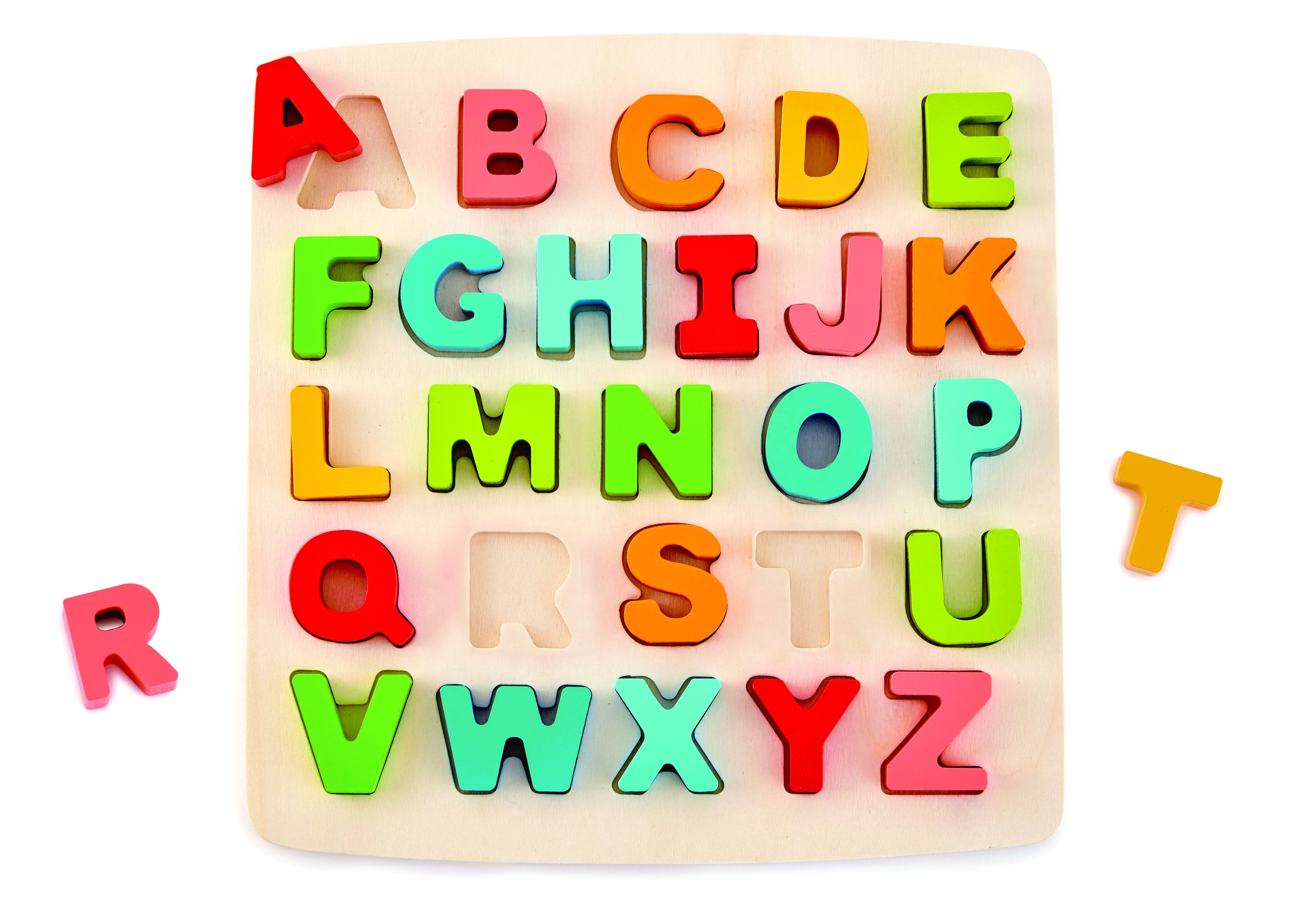 Hape Chunky Alphabet Puzzle Upper Case Wooden Jigsaw