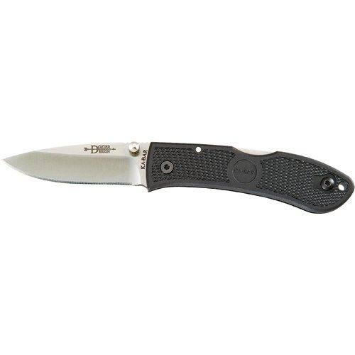 KA-BAR Mini Dozier Hunter - Black Folding Knife 240720