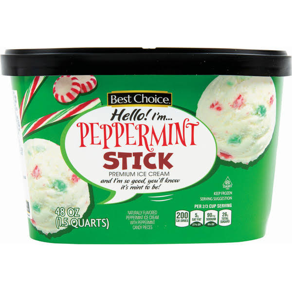 Best Choice Peppermint Stick Premium Ice Cream
