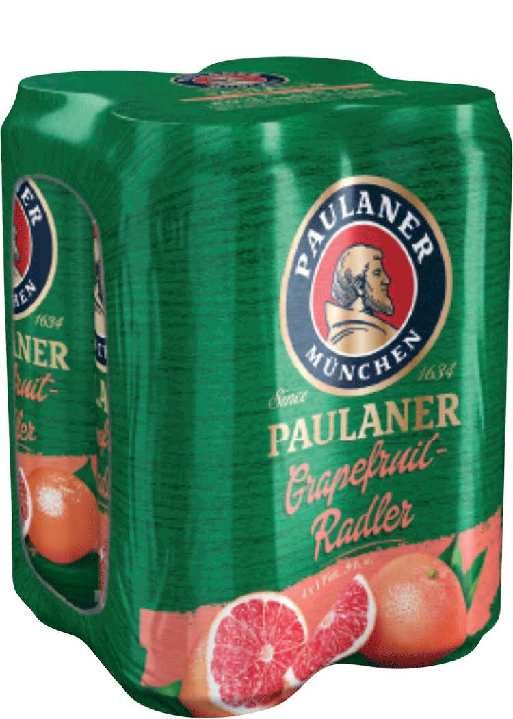 Beer Paulaner 4pk Grapefruit Radler