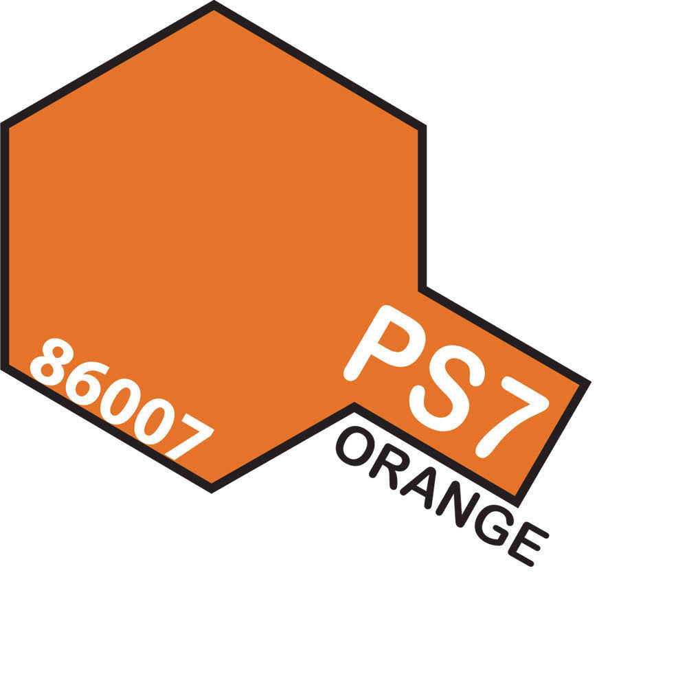 Tamiya - Spray Paint Polycarbonate Orange PS-7