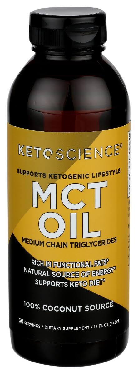 Keto Science Ketogenic MCT Oil Dietary Supplement - 15oz, 30 Servings