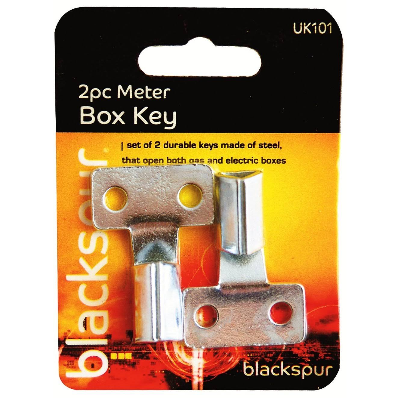Blackspur Meter Box Key - 2 Pieces