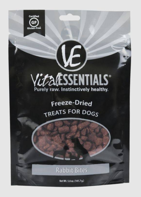 Vital Essentials Dog Freeze-Dried Treat Rabbit Bites 5oz