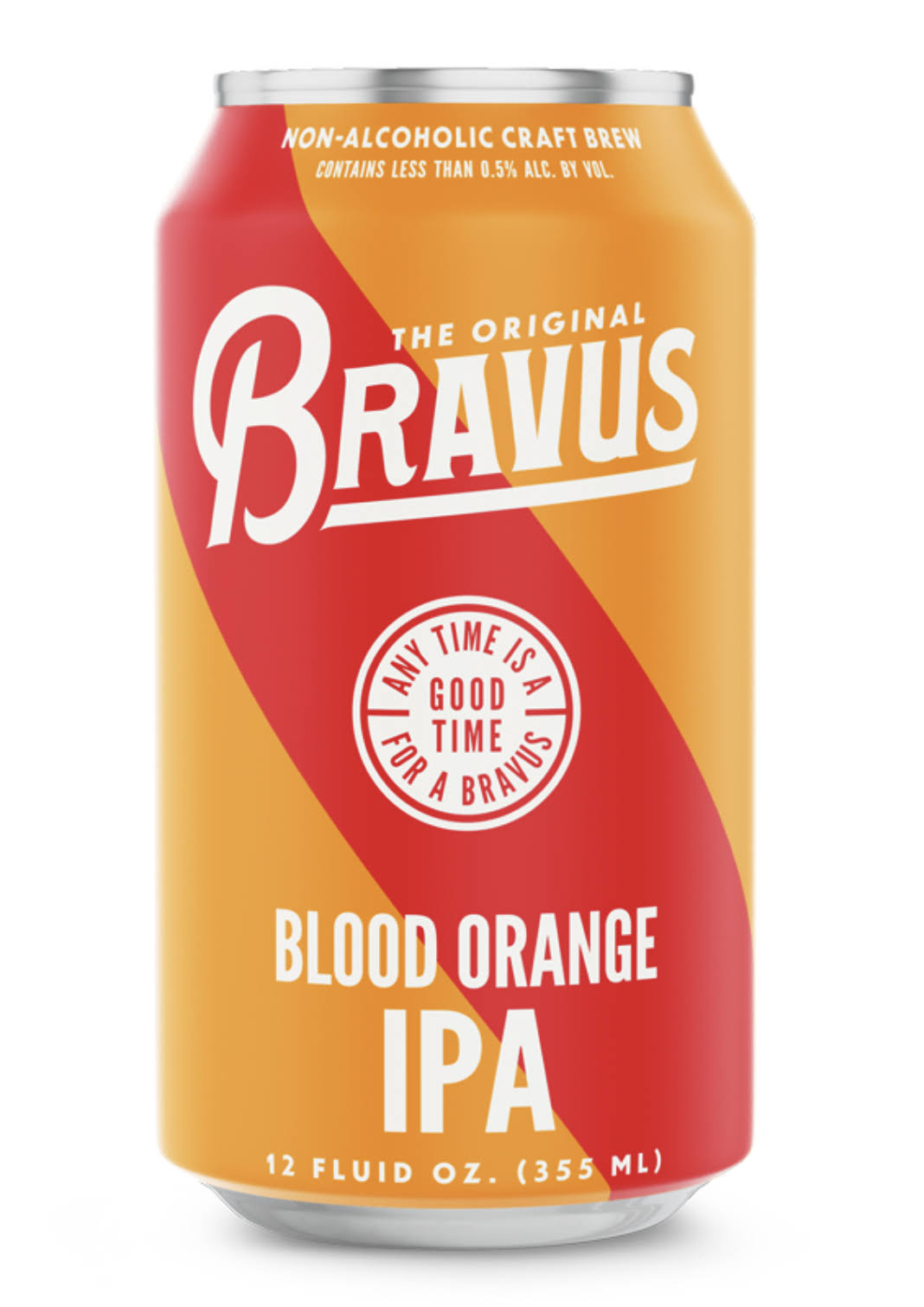 Bravus Brewing - Non Alcoholic Blood Orange IPA - 4-Pack
