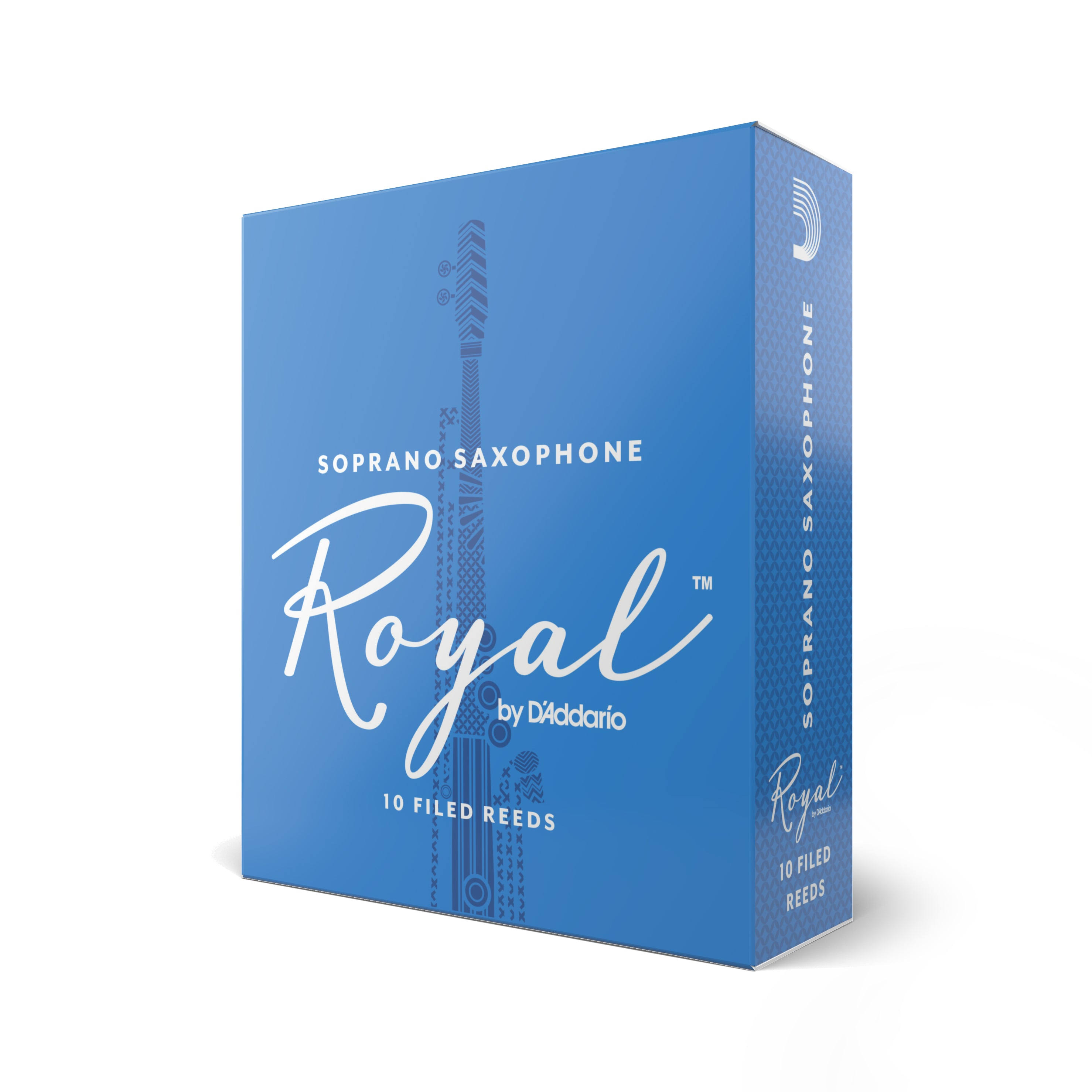 Rico Royal Soprano Saxophone Reeds - Box of 10, 3.0 Strength