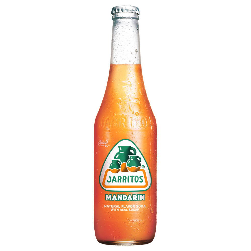 Jarritos Natural Flavour Soda, Mandarin - 12.5 fl oz bottle