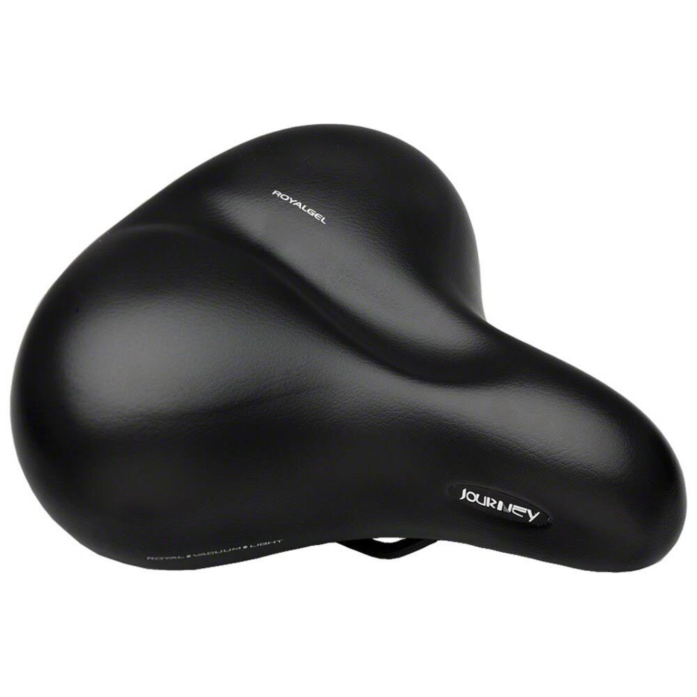 Selle Royal Classic Journey Gel Relaxed Vinyl Bicycle Saddle - Dark Grey