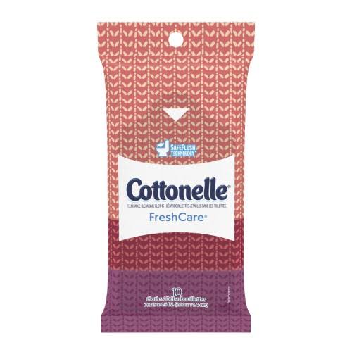 Cottonelle Fresh Care Flushable Cleansing Cloths - 10 Cloths