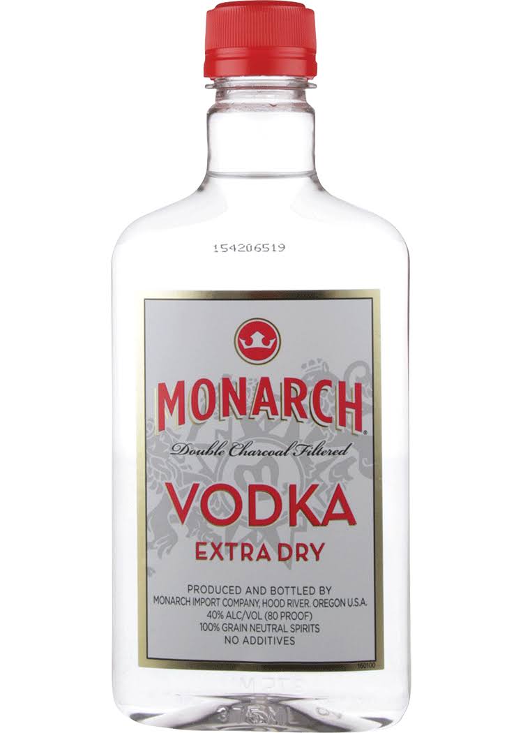 Monarch Plastic Vodka - 375 ml
