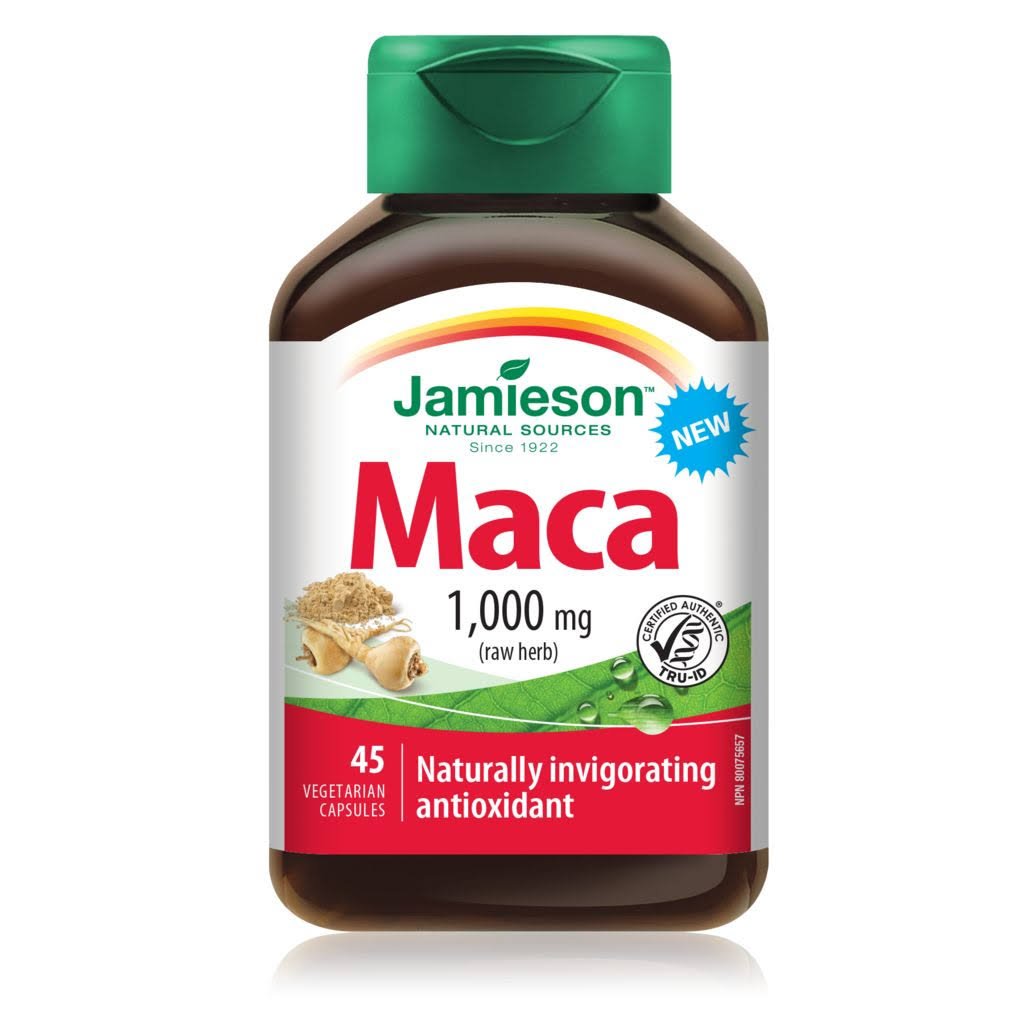 Jamieson Maca Vitamin and Mineral - 1000mg, 45ct