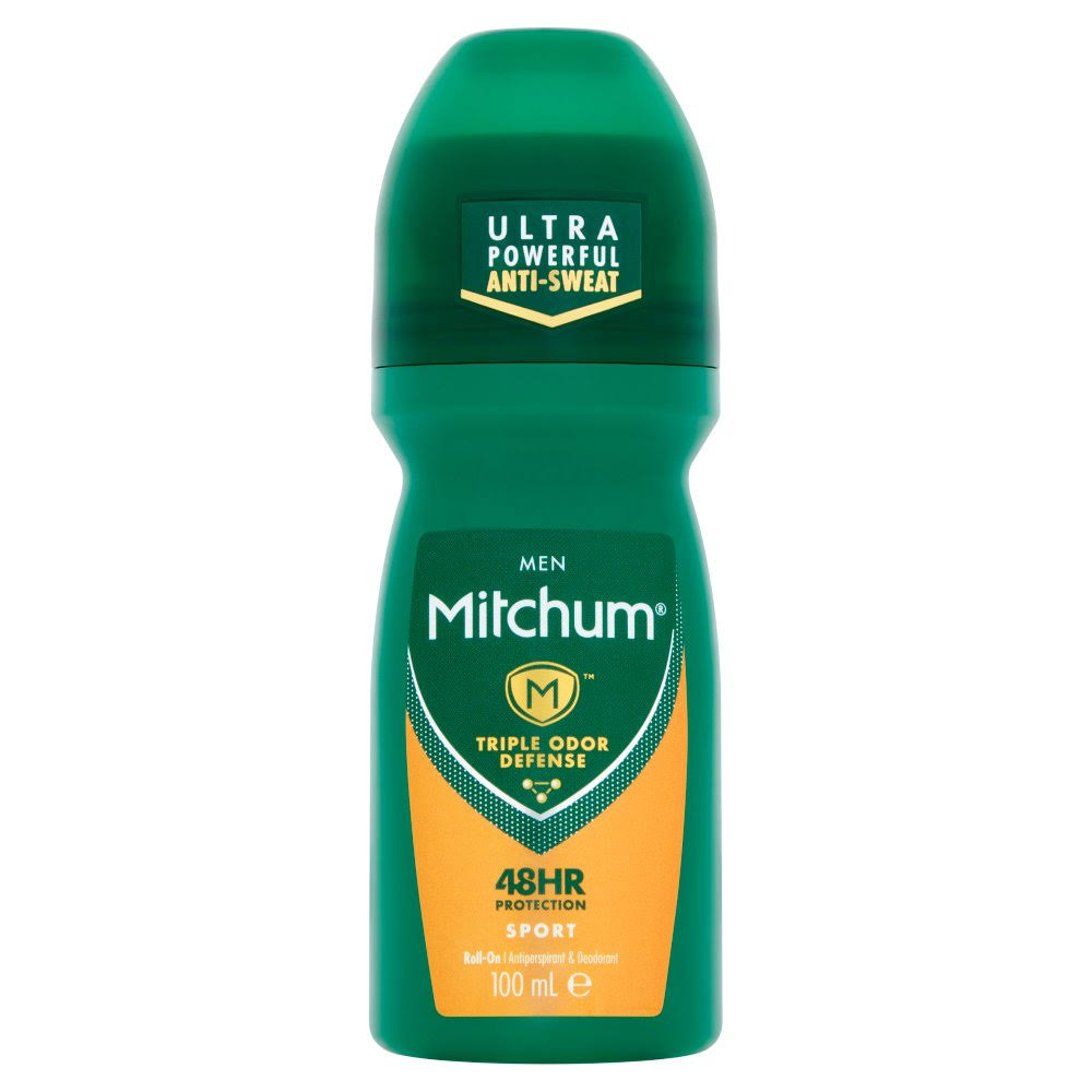 Mitchum Men 48HR Protection Sport Anti Perspirant and Deodorant Roll On - 100ml