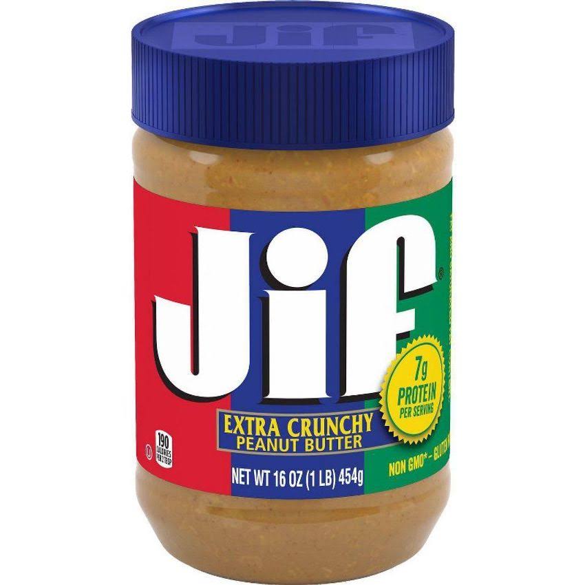Jif Extra Crunchy Peanut Butter - 16oz