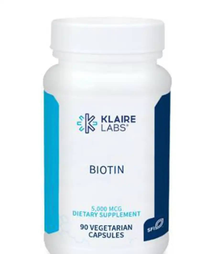 Biotin Dietary Supplement - 90 Capsules