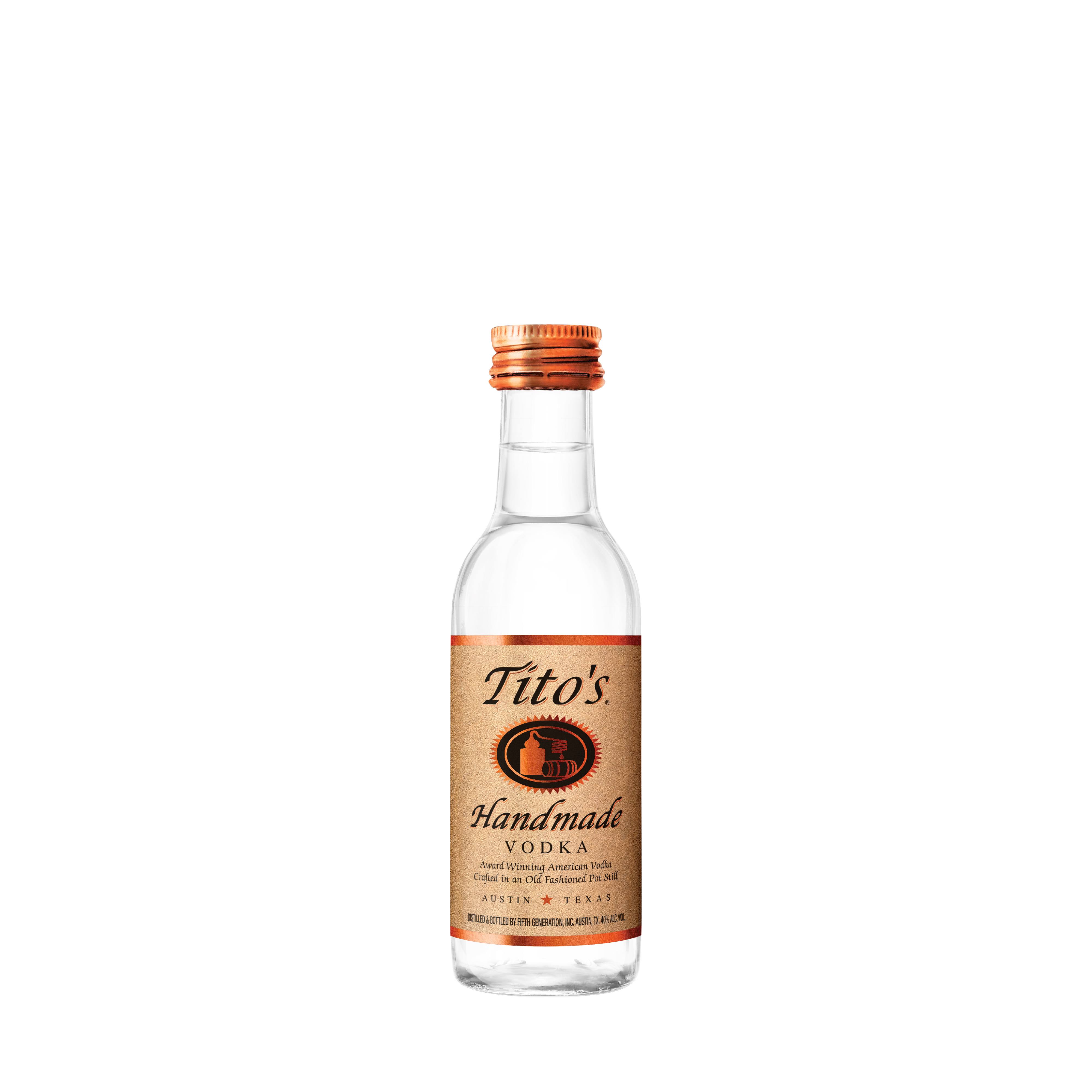 Tito's Handmade Vodka - 50 ml bottle