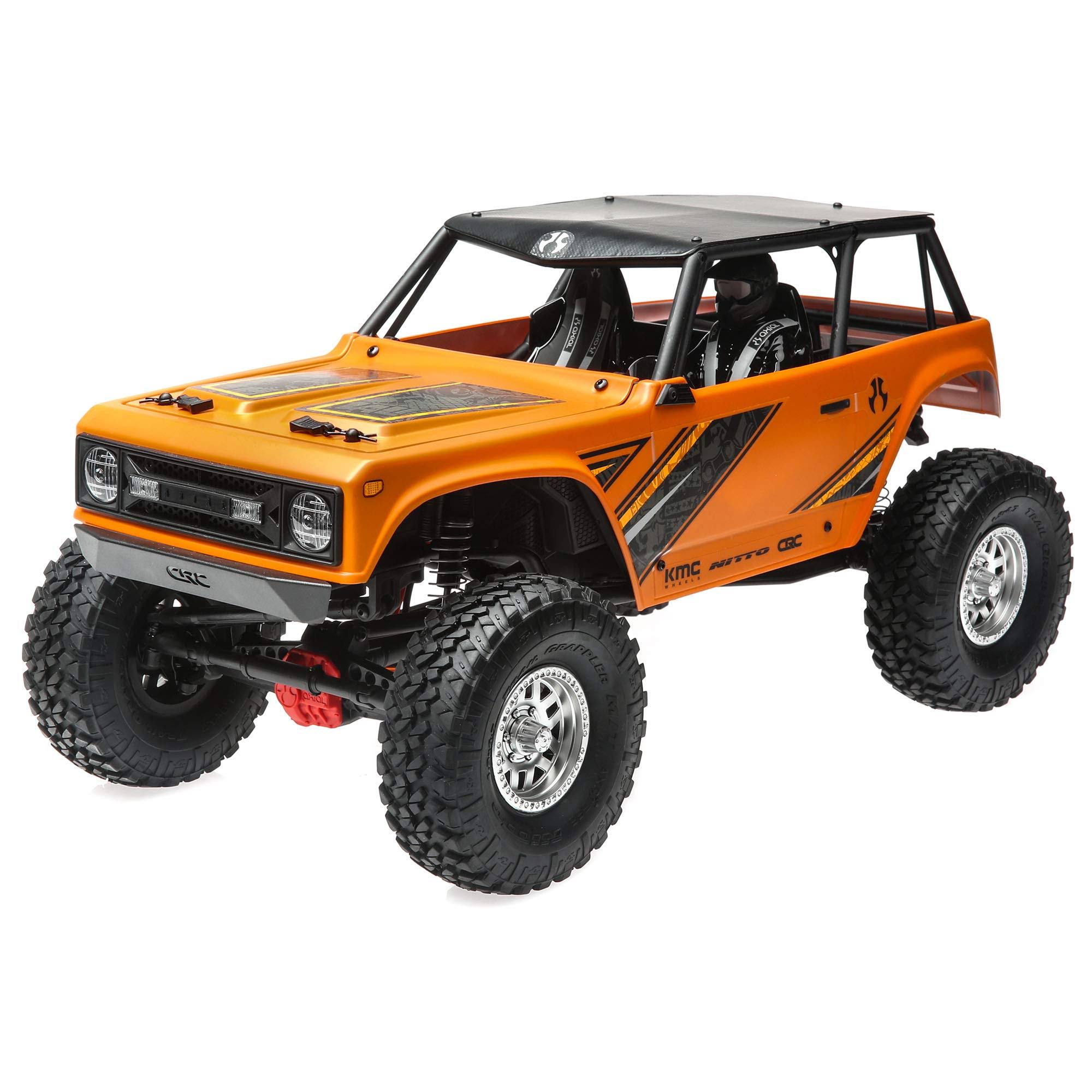 Axial Wraith 1.9 4wd Brushed RTR Stx2 RC Truck - Orange, 1:10 Scale