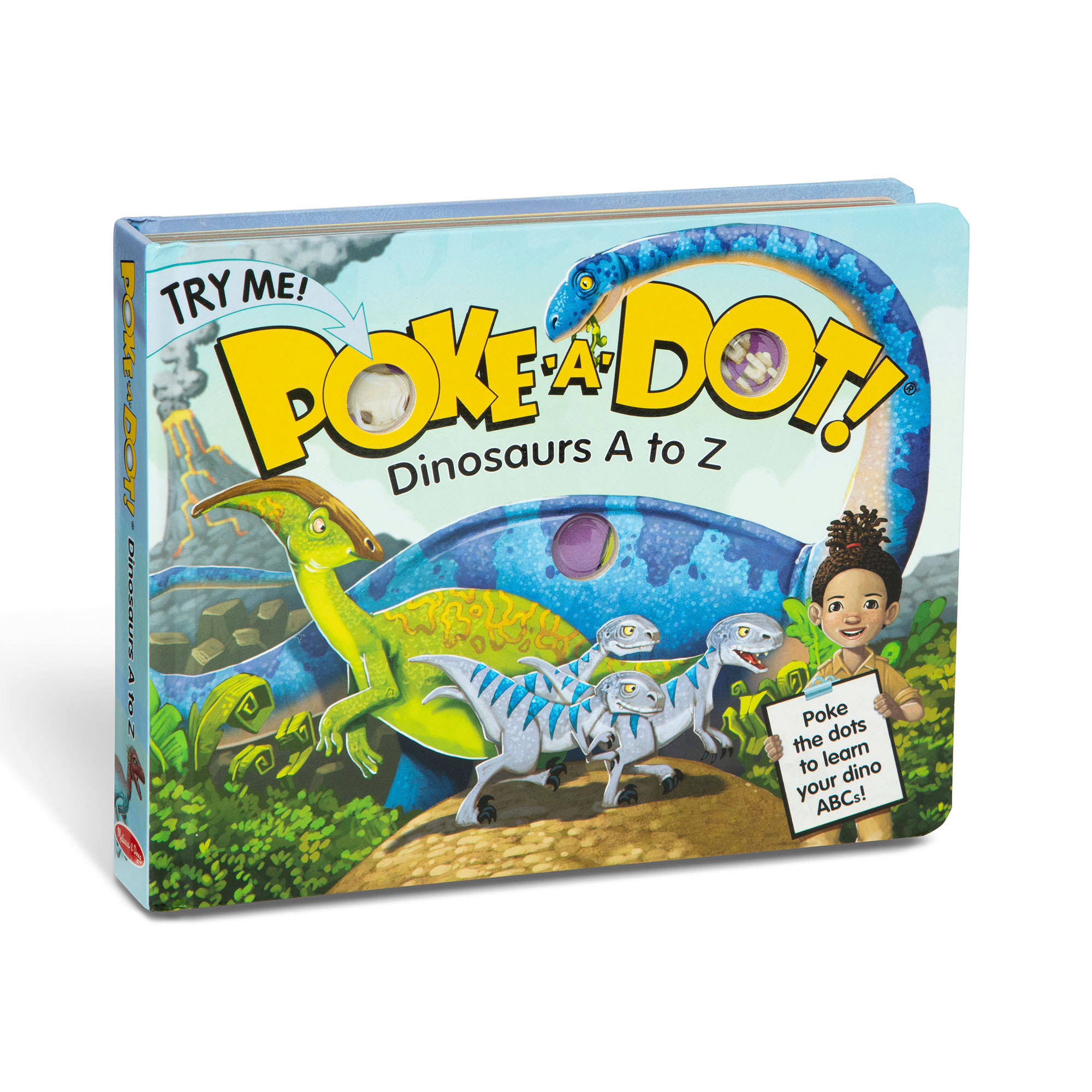 Melissa & Doug - Poke-A-Dot - Dinosaurs A to Z Book