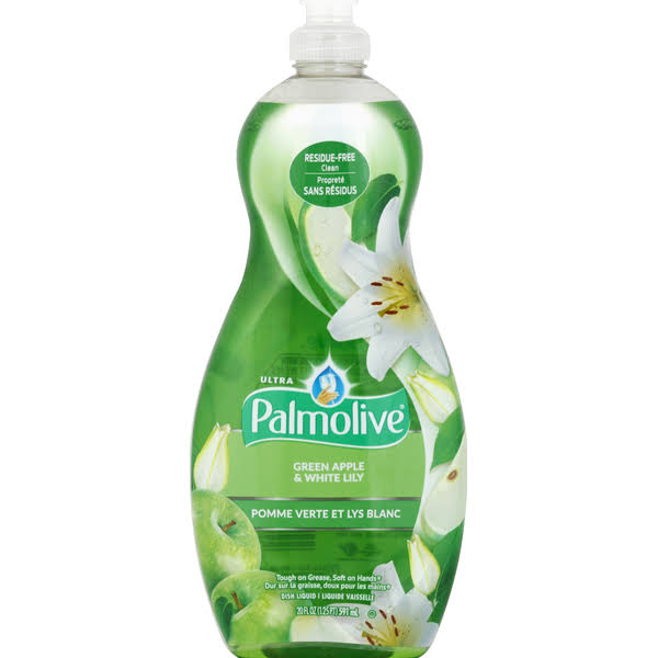 Palmolive Liquid Dish Soap - Green Apple and White Lily, 20oz