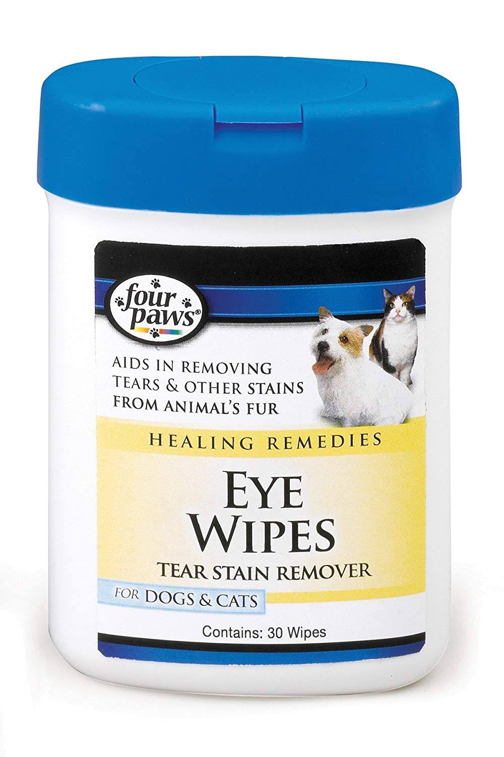 Four Paws Eye Wipes For Dogs & Cats - 30 Wipes