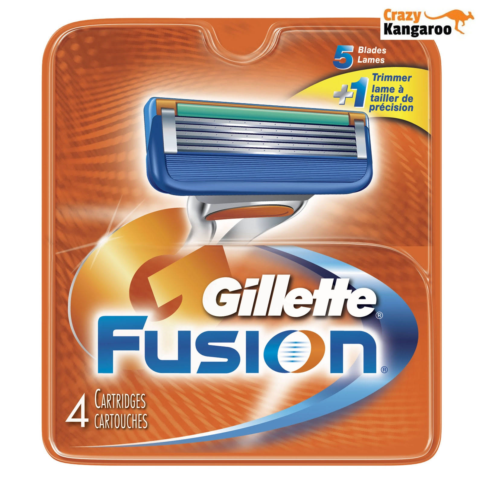 Gillette Fusion Razor Blades - 4 Blades