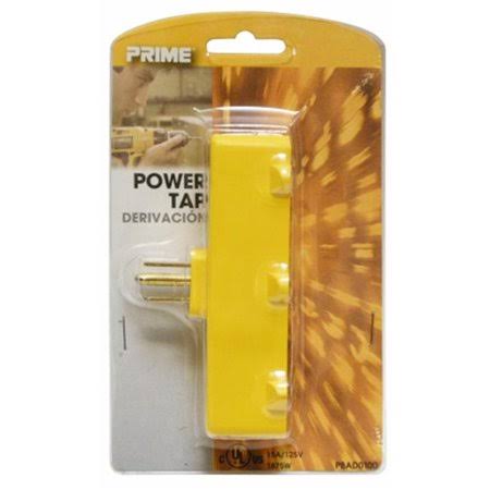 Prime 3 Outlet Adapter - Yellow