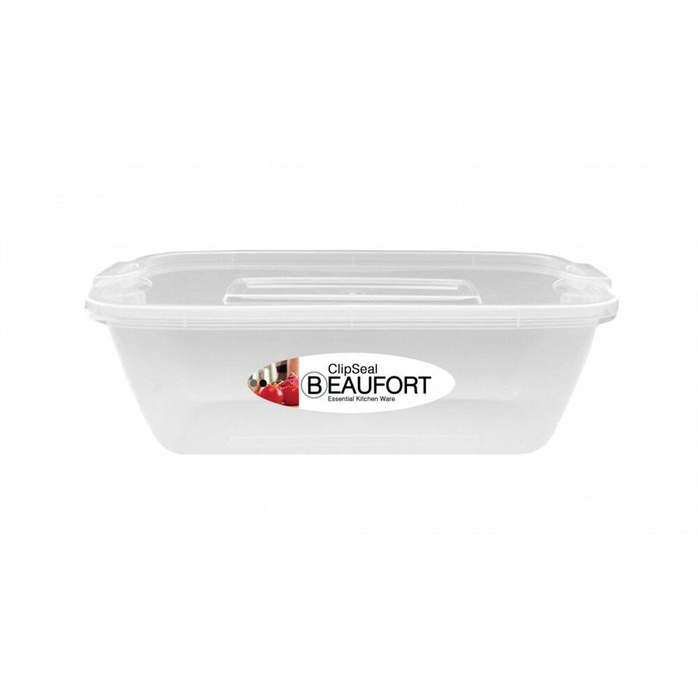 2L Rectangular Ultra Food Container with Clipped Lid